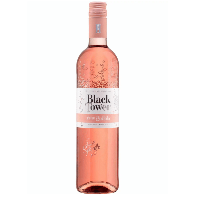 Black Tower Pink Bubbly Perlwein (750ml) von Black Tower bei Araxxon  - Hochwertiges griechisches Produkt.   Black Tower Pink Bubbly Perlwein (750ml) από Black Tower στο Araxxon  - Αυθεντικό ελληνικό προϊόν.
